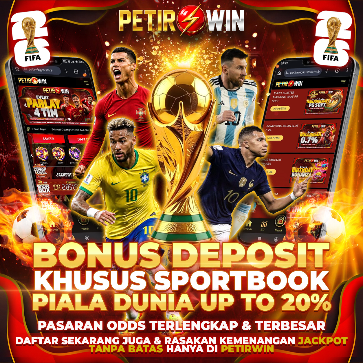 PETIRWIN Popup