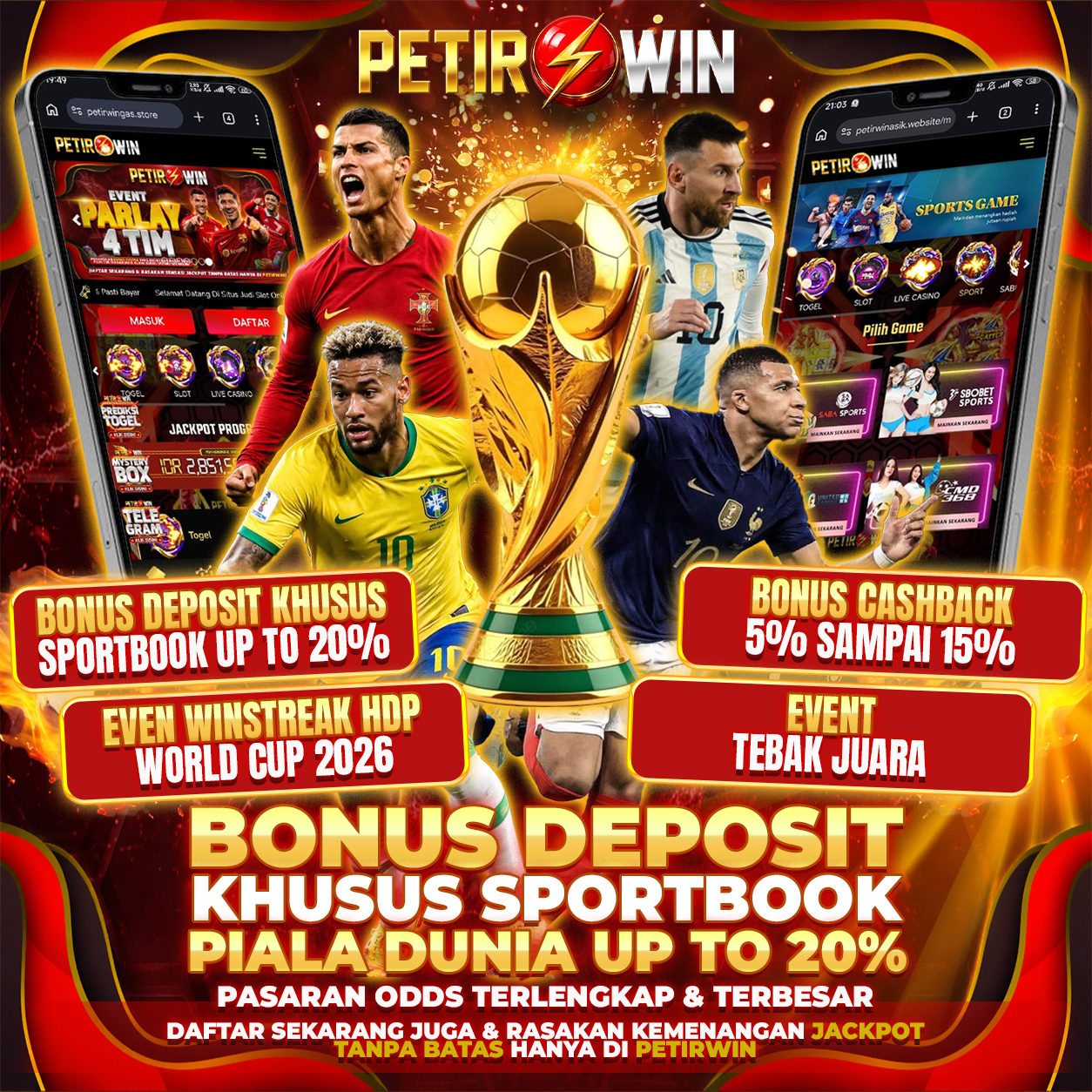 PETIRWIN Popup