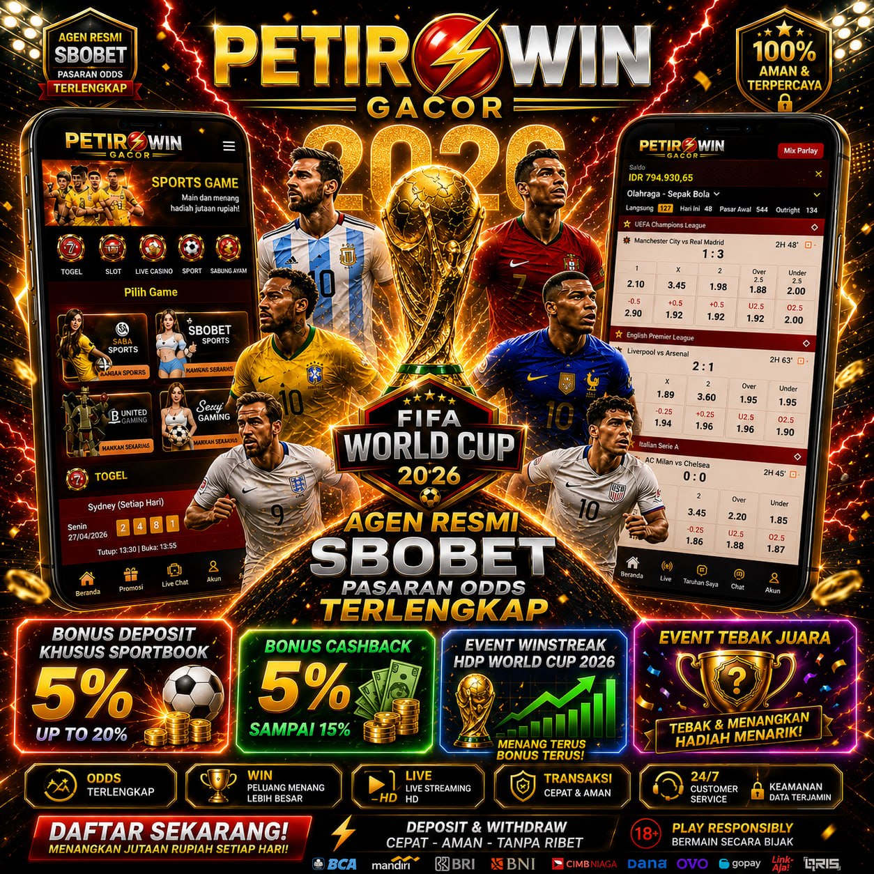 PETIRWIN Popup