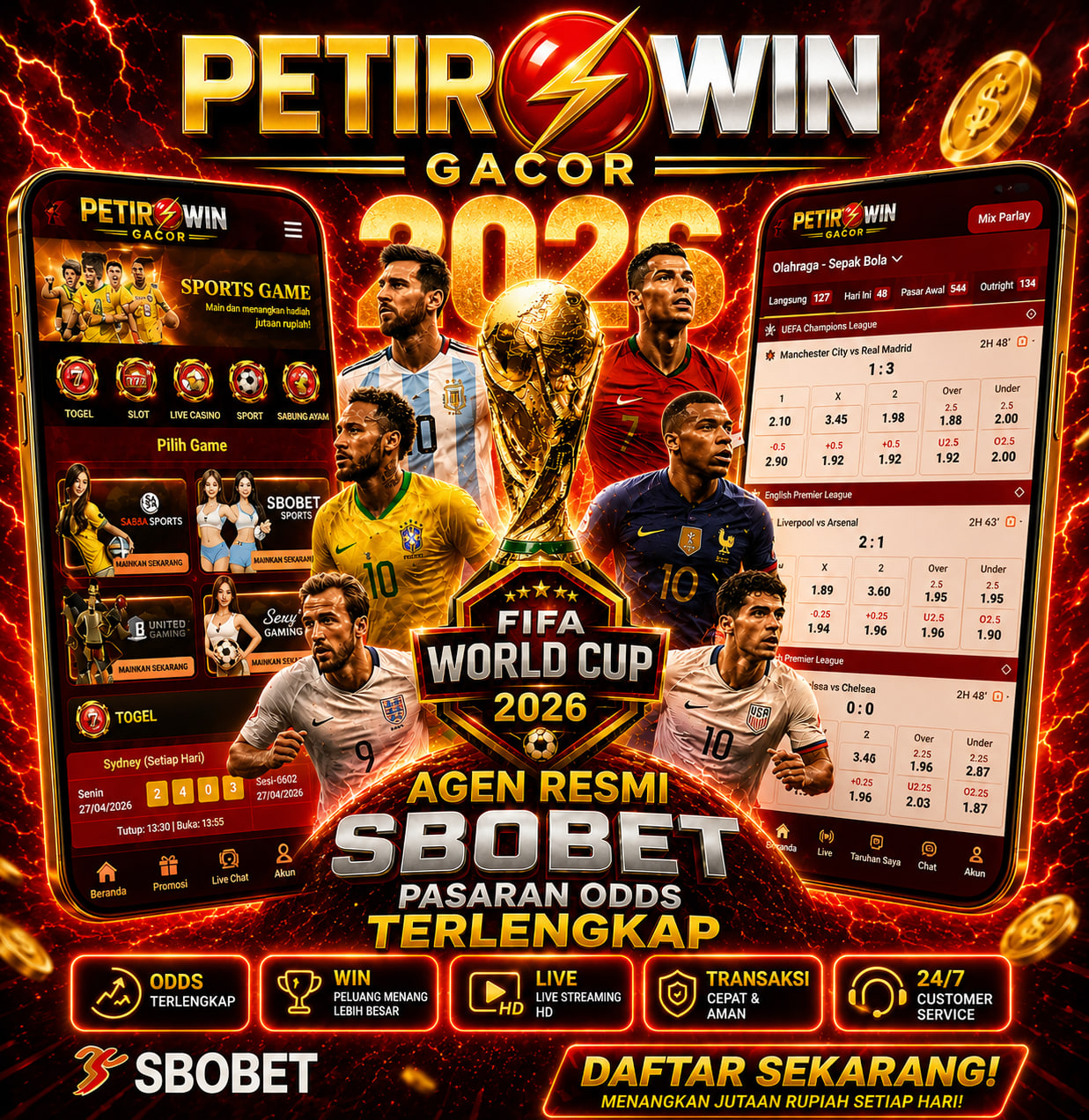 PETIRWIN Popup